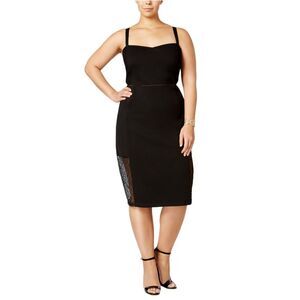 mblm Womens Plus Size Ponte Sheath Dress, NWT